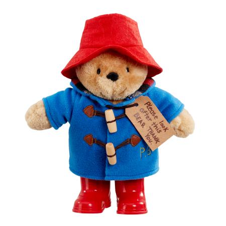 Klassischer Paddington mit Stiefeln