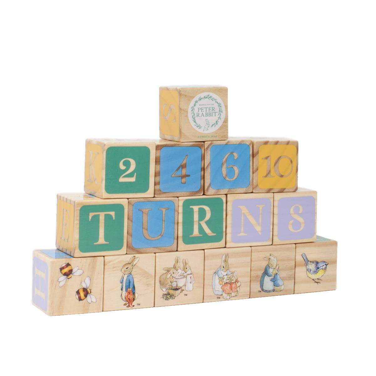 PR 16PC Wooden Picture Blocks
